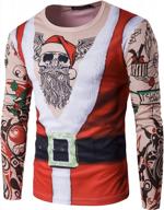 мужская рождественская футболка faux ugly cardigan с принтом галстука - whatlees логотип
