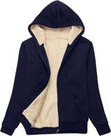 swisswell hoodies winter fleece sweatshirt women's clothing ~ coats, jackets & vests logo