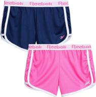 reebok girls active shorts athletic girls' clothing : active logo