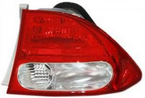 img 1 attached to 🚗 Сборочный задний фонарь для пассажира Honda Civic - TYC 11-6165-91