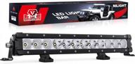 powerful and durable off-road led light bar by nilight - 16 inch, flood spot combo beam, 7200lm, ip68, 5 years warranty logo