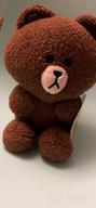 img 1 attached to Choco Standing Plush Stuffed Animal Bear By GUND LINE Friends - Pink And Brown, 7 Inches review by Corina Doepke