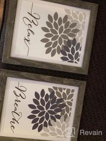 img 8 attached to Rustic Brown Wood 5X7 Picture Frame Set Of 4, Distressed Pattern For Desktop And Wall Display, Perfect For Photos