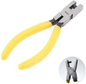 img 2 attached to 🔶 XMHF Round Punch Pliers Yellow: Precision Tool for Crafting and Hole Punching