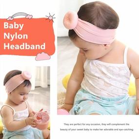 img 2 attached to Infant Girls Hair Accessories Elastic Baby Headbands Newborn Girls Hairbands