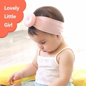 img 1 attached to Infant Girls Hair Accessories Elastic Baby Headbands Newborn Girls Hairbands