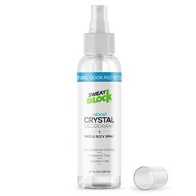 img 2 attached to 🧴 SweatBlock Natural Crystal Deodorant Spray for Personal Care