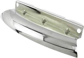 img 4 attached to 🛡️ HDBUBALUS Chrome Lower Triple Tree Wind Deflector for Harley Touring Electra Glide Road Glide Road King Street Glide - 2014-2019 Models