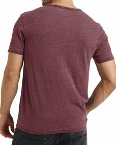 img 2 attached to Yacooh Men'S Henley Shirts: Regular Fit Lightweight Button Tops With Long/Short Sleeves - Perfect For Casual Wear