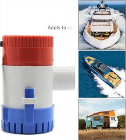 img 1 attached to Iztor Marine Submersible Boat Rule Bilge Water Pump 750 GPH 12V 3/4 Inch Hose Outlet For Boats