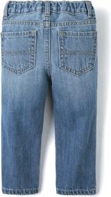 img 2 attached to Basic Straight Leg Jeans For Baby And Toddler Boys By The Children'S Place