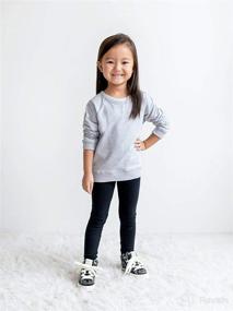 img 3 attached to Organic Cotton Long Sleeve Pullover Top for Infants, Toddlers & Kids by Colored Organics