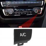 jaronx bmw a/c button compatible with 1/2/3/4 series f20/f21/f22/f23/f30/f31/f34/f35/f32/f33/f36 - climate control panel air conditioning ac button upgrade logo