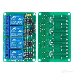 img 3 attached to 🔌 AEDIKO 2pcs Relay Module DC 5V 4 Channel Relay Board: Efficient and Reliable Control System