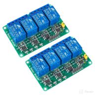 🔌 aediko 2pcs relay module dc 5v 4 channel relay board: efficient and reliable control system logo