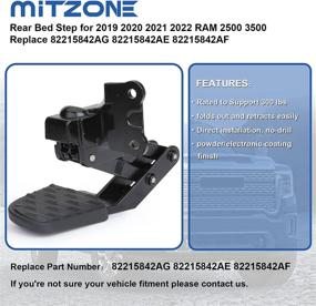 img 1 attached to 🔧 Улучшение вашего RAM 2500/3500: обновите с задней платформой MITZONE - подходит для моделей 2019-2022, замена 82215842AG, 82215842AE, 82215842AF.