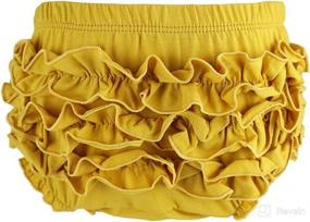 img 3 attached to 👶 Cute and Comfy: Wennikids Baby Girl's Cotton Shorts and Diaper Cover Bloomers for Ultimate Comfort!