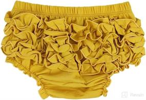 img 2 attached to 👶 Cute and Comfy: Wennikids Baby Girl's Cotton Shorts and Diaper Cover Bloomers for Ultimate Comfort!