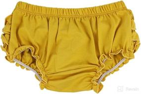 img 1 attached to 👶 Cute and Comfy: Wennikids Baby Girl's Cotton Shorts and Diaper Cover Bloomers for Ultimate Comfort!