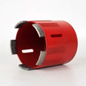 img 3 attached to Raizi 3 Inch Core Drill Bit Dry Diamond Hole Saw With Brazed Side Protection For Granite Stone