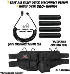 img 3 attached to Stay Prepared On The Field With Maddog® 4+1 Paintball Harness And Accessories.