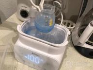 img 1 attached to Perfect Temperature Baby Bottle Warmer And Sanitizer With Nutrient-Preserving Breastmilk Defrosting Feature review by James Cowan
