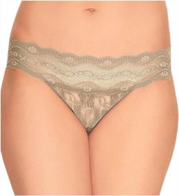 img 1 attached to Women'S Lace Kiss Thong Panty By B.Tempt'D