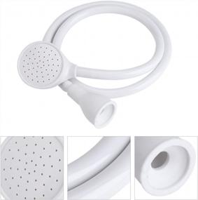 img 2 attached to Portable Handheld Shower Head, Sink Spray Hose Portable Shampoo Sprayer, Pet Sprayer For Bathtub Faucet, Tub Rinser, Tub Spouts(#1)