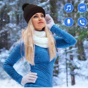 img 3 attached to Wireless Bluetooth Beanie Hat Headphones For Men Women - Christmas Music Cap Gifts For Teens Boys Girls Husband