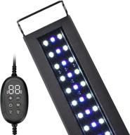 🐠 enhance your aquatic wonder: nicrew aqualux 24/7 led aquarium light with 24-hour lighting cycle and automatic timer - perfect for planted aquariums, 18-24 inches, 14 watts logo