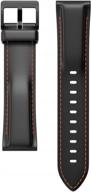 черный силиконовый ремешок для часов 22 мм для ticwatch pro 3 ultra gps, pro 3 gps, pro 4g, s2, e2 - оригинальный сменный ремешок для лучшего отслеживания фитнеса логотип