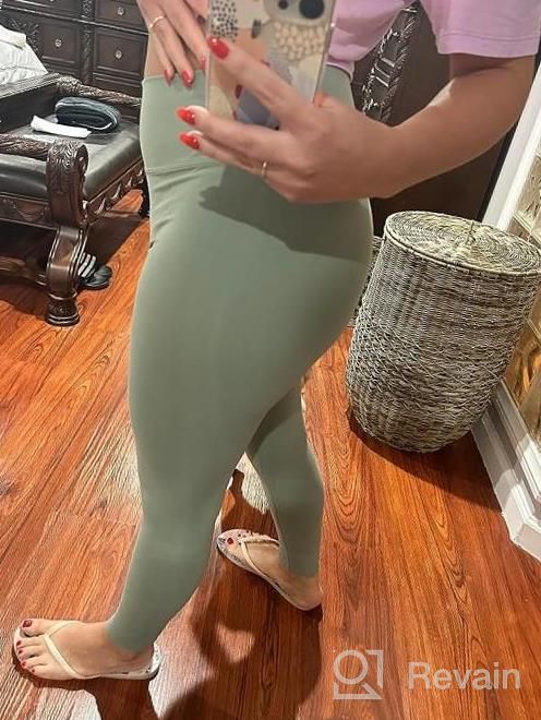 img 1 attached to Get Moving In Style: ECHOINE'S Buttery Soft Tummy Control High-Waisted Yoga Legging review by Patrick Hamilton