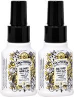 poo-pourri before-you-go toilet spray bottle: original scent, 1.4 oz (2 pack) - efficient odor neutralizer логотип