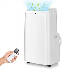 img 4 attached to PETSITE 9000 BTU Portable Air Conditioner, 3-In-1 AC Unit With Built-In Dehumidifier & Fan Modes, Window Kit Included - Cooling For Large Bedrooms Up To 350 Sq.Ft.