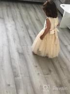 img 1 attached to Sparkle And Shine: Weileenice Vintage Flower Girl Dress With Rhinestone Details For Formal Weddings review by Ricky Snyder
