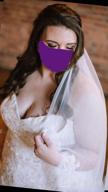 img 1 attached to Stunning 2-Tier Bridal Veil With Elegant Eyelash Lace Trim & Comb By BEAUTELICATE review by Jennifer Lyon