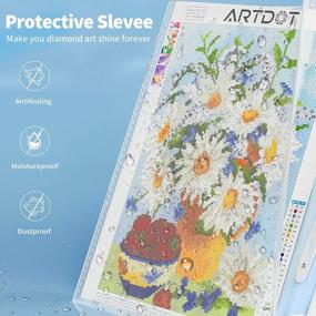 img 2 attached to Organize And Protect Your Diamond Painting Kits With ARDOT A3 Storage Book: 30 Pocket Sleeves Included!