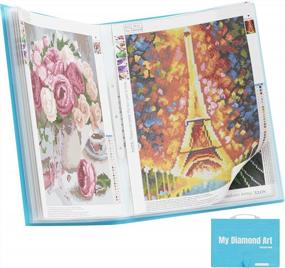 img 4 attached to Organize And Protect Your Diamond Painting Kits With ARDOT A3 Storage Book: 30 Pocket Sleeves Included!