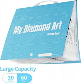img 3 attached to Organize And Protect Your Diamond Painting Kits With ARDOT A3 Storage Book: 30 Pocket Sleeves Included!