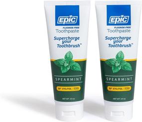 img 4 attached to 😁 Epic Dental Fluoride Toothpaste Spearmint: Unleash Your Epic Smile!