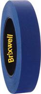 brixwell pro blue painters masking tape - 6 rolls, 0.94 inch x 60 yard (made in the usa) logo