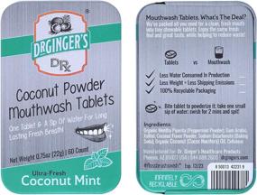 img 1 attached to Revolutionize Your Oral Hygiene with Dr. Ginger's Mouthwash Tablets 1.27