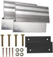 🛠️ brok 12" aluminum ramp kit: universal wood plank ramps for lawn tractors, atvs, dolleys, and wheelbarrows логотип