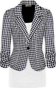 img 2 attached to 👩 Women's Casual Office Blazer Jacket for Stylish Suiting & Blazers - Women's Clothing