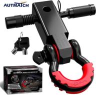 autmatch shackle hitch receiver black exterior accessories logo