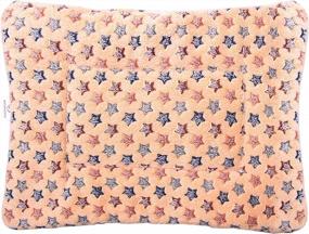 img 3 attached to Soft Coral Velvet Cat Blanket For Warmth And Comfort - Fluffy Pet Puppy Cushion Mat In Beige, Size M