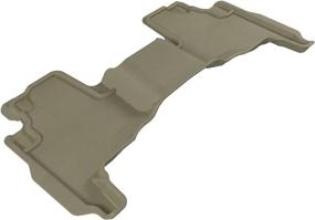 img 4 attached to 🚗 Premium Custom Fit All-Weather Floor Mats for Jeep Commander 2006-2010 | Kagu Series | Tan | 2nd Row