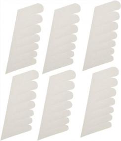 img 4 attached to Nail Wrap - клейкие шелковые наклейки для защиты ногтей, прозрачные наклейки для ногтей, УФ-гель, инструменты для дизайна ногтей