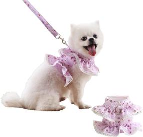 img 4 attached to PUMYPOREITY Harness Princess Costume Outdoor Dogs