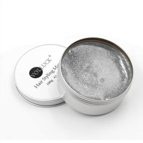 img 4 attached to Get Party-Ready With VOLLUCK Glitter Hair Wax: Temporary Hair Styling Product With Silver Sequins For Halloween, Cosplay & Christmas